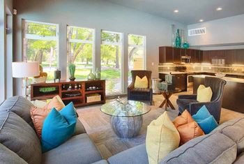 Posh Resident Lounge at Woodland Hills Apartments, Colorado Springs, Colorado